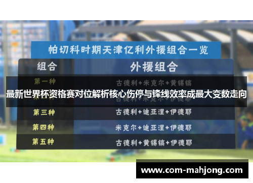 最新世界杯资格赛对位解析核心伤停与锋线效率成最大变数走向
