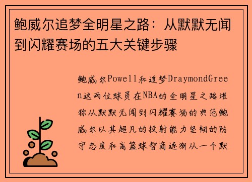 鲍威尔追梦全明星之路：从默默无闻到闪耀赛场的五大关键步骤